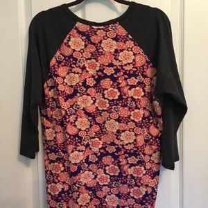 Randy 3/4 sleeve baseball style Shirt